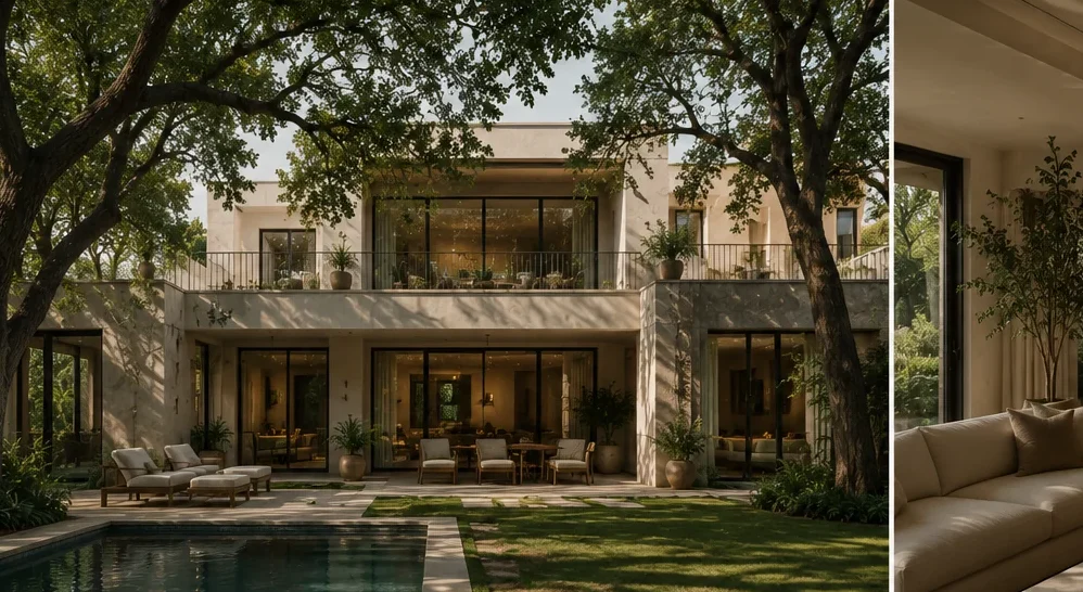 Chattarpur farmhouse transformation