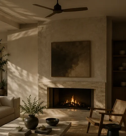 A living room transformed by Seerat Khatri