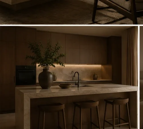Kitchen, warm and unhurried