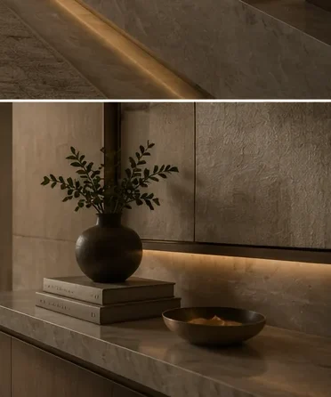A quiet shelf, composed